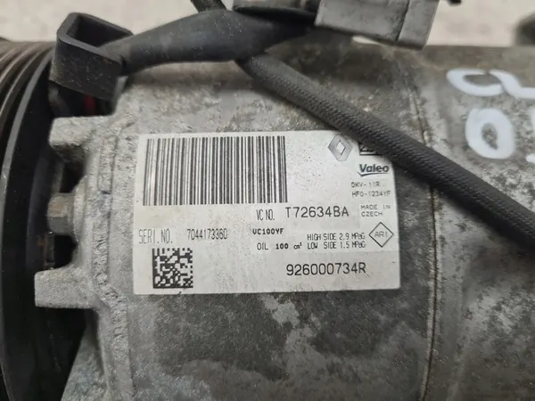 Compressore AC RENAULT CLIO IV 0.9 TCE 926000734R image 2