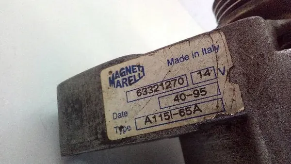 Generaattori Fiat Punto I 1.2 B 63321270 image 5