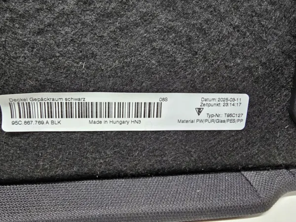 OEM 95C867769A Porsche Macan Kofferraumablage - Gebraucht image 6