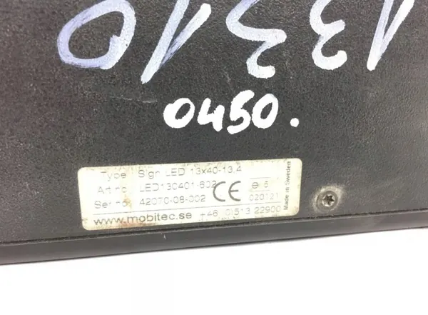 Scania LED130401-602 bussdestinationsskylt, bak image 6