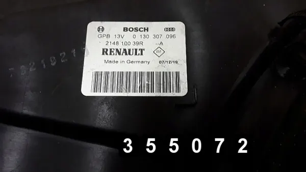 Ventilateur radiateur Renault OE AM-355072 Laguna 2007 image 2