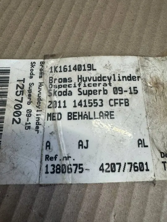 Bromspump 1K1614019L VW Golf EOS Jetta ŠKODA Yeti Superb image 4