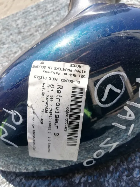 Vasen Peili Fiat 500 Cabrio 09-15 5 Pin image 5