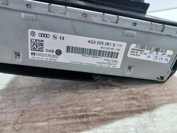 Module Tuner Radio Audi OEM 4G0035061S - Occasion image 5