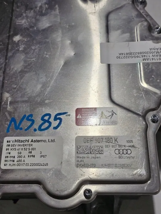 Onduleur Audi Q8 E-Tron OEM 0EF907180K - Occasion image 3