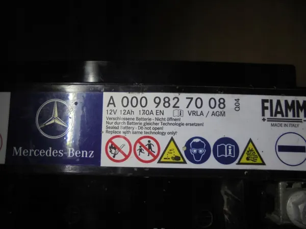 BMW A0009827008 hulpaccu 170Ah links + image 4