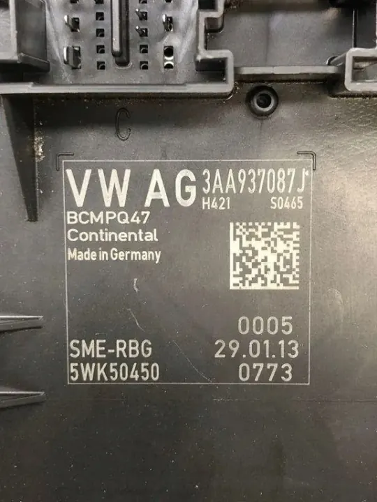 Module Confort VW BCMPQ47 pour Passat B7 1.6L Diesel image 3