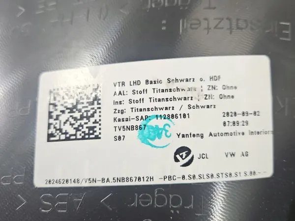 OEM IMPRK1553138 Etuovien Oikea Ovipaneeli VW Tiguan II image 8
