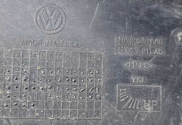 VW Tiguan 5NA Allspace vänster framskärm OEM 5NA807911AB/AC image 4