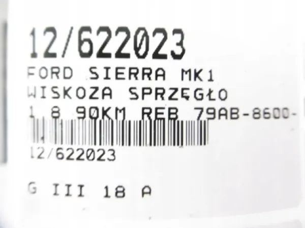 Koppling Ford Sierra MK1 OEM 79AB-8600-AA Begagnad image 4