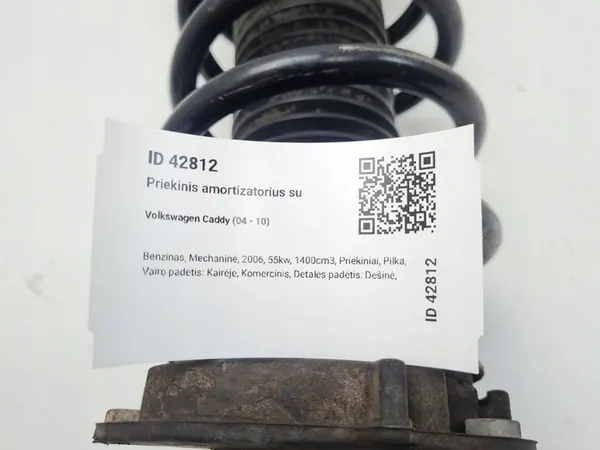 Ammortizzatore anteriore con molla per Volkswagen Caddy 2006 1K0413031BA image 8