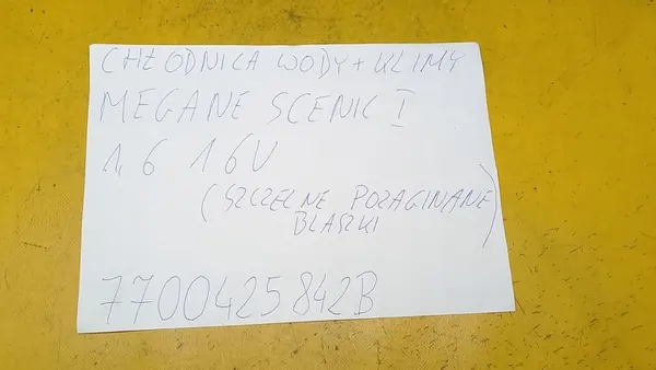 Radiador de agua AC Renault Megane Scenic I 1.6B image 5