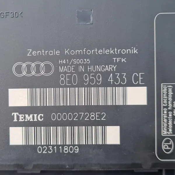 Komfortmodul Audi A4 B7 OEM 8E0959433CE image 3