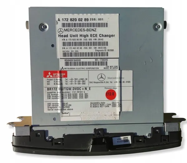 OEM A1728200289 Radio Navigation COMAND NTG 4.5 image 3