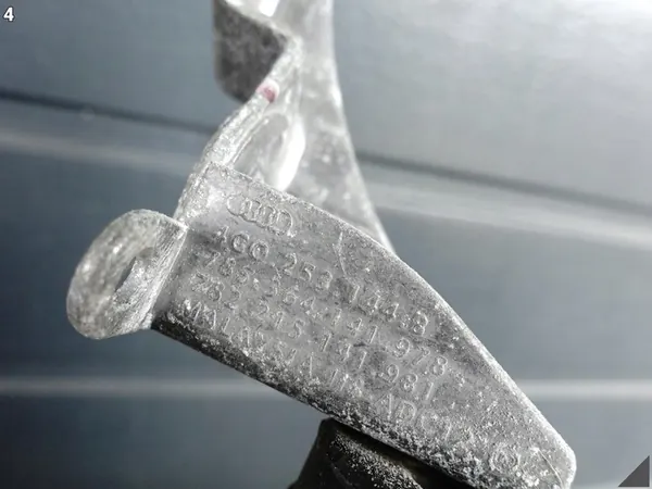 AUDI RS7 4G8 C7 LIFT 15-18 LEFT REAR EXHAUST PIPE 4.0 TFSI image 5