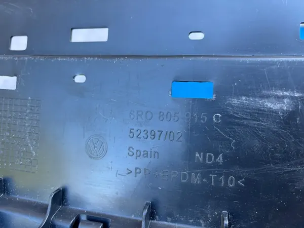 VW POLO 6R Framspoiler 6R0805915C image 3