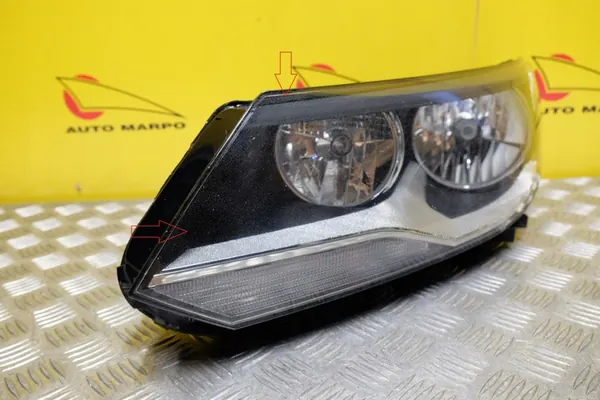 VW TIGUAN LIFT 2012 Farol Esquerdo USA OEM 5N0941005C-LEWA image 3
