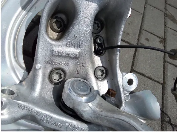 BMW F20 Snodo Anteriore Destro con Bracci di Controllo 6792289 image 4