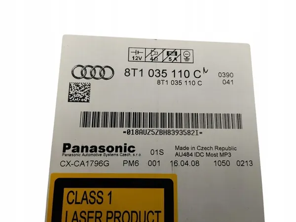 Gebrauchter CD-Wechsler OEM 8T1035110C Audi A4 B8 image 3