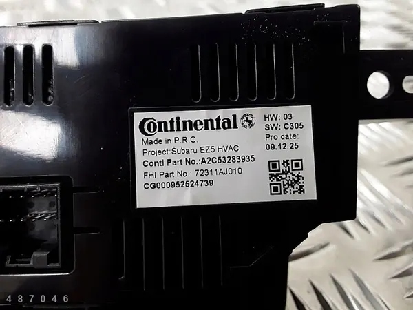 Module de contrôle climatique Subaru Legacy 2010 A2C53283935 image 3