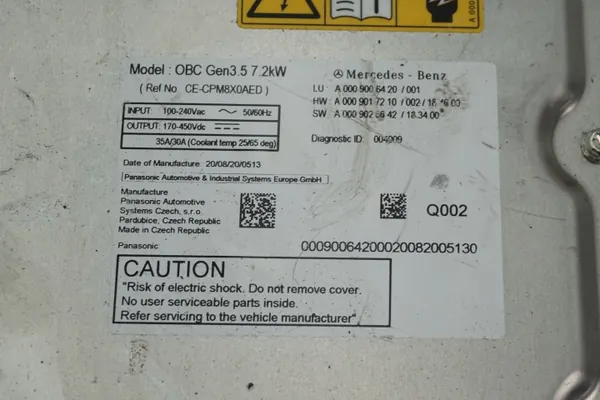 OEM A0009006420 Acculader Inverter Mercedes GLC image 5
