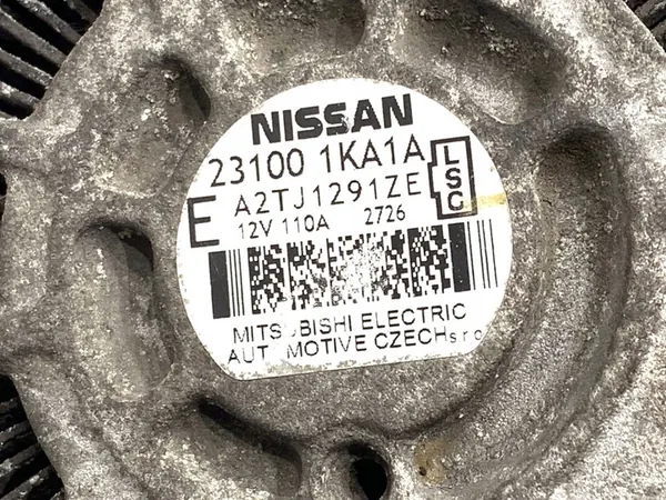 ALTERNATOR NISSAN JUKE F15 1.6 117HV 23100-1KA1A image 4