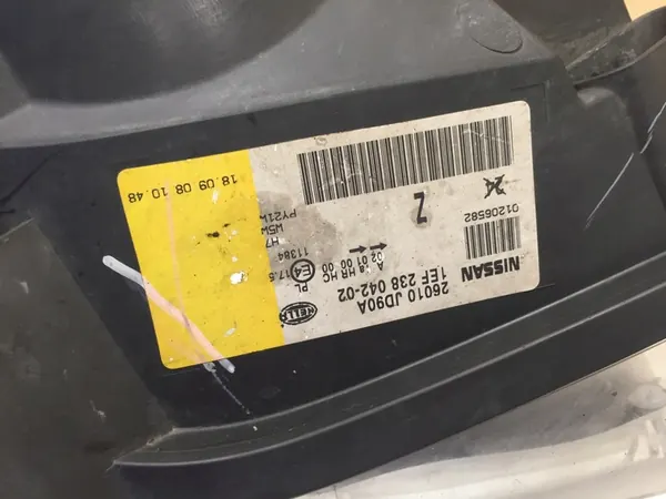 Nissan Qashqai J10 Ajovalosetti Vasen Oikea OEM image 5