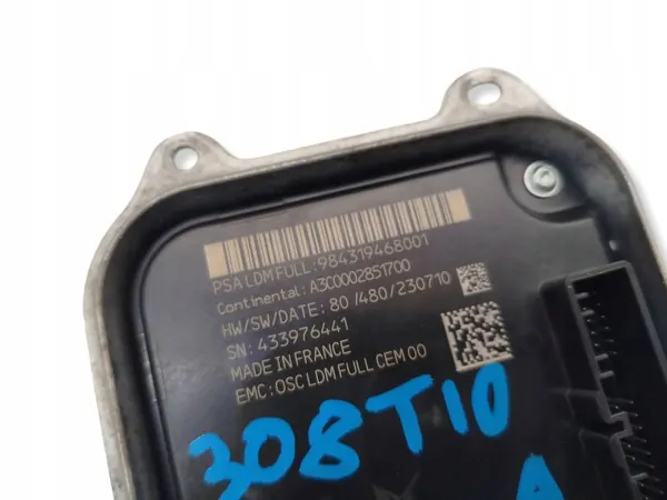 OEM 984319468001 Module Convertisseur LED Droit Peugeot 308 image 5