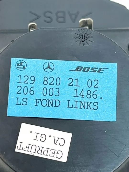 Système audio Mercedes-Benz OEM A1298202102 pour SL R129 image 10