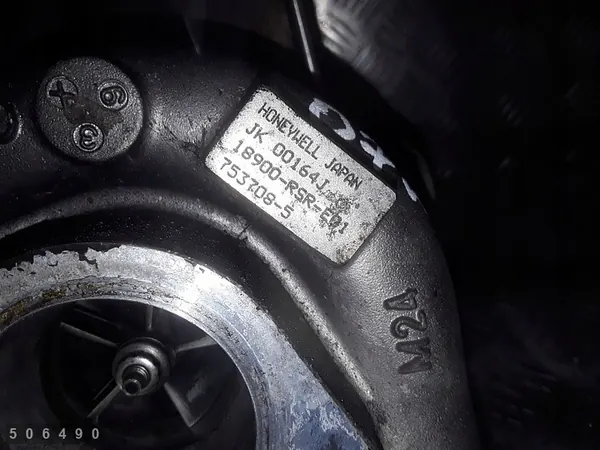 2007 Honda Civic Turbocharger 2200td OEM 18900rsre01 image 7