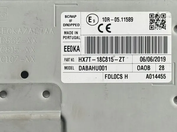 OEM HX7T-18C815-ZT Navigatielezer + Bedrading Ford Ecosport image 3