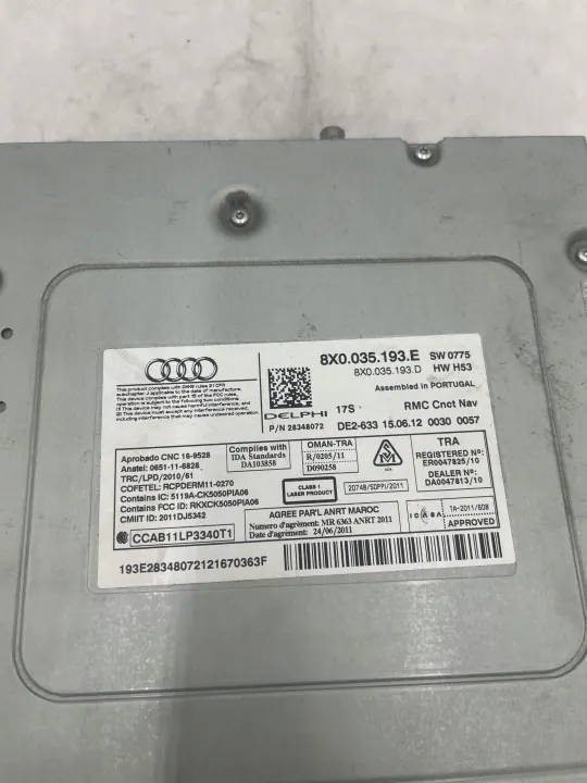 Audi OEM 8X0035193E MMI Navigationsradio för A1 8X image 6