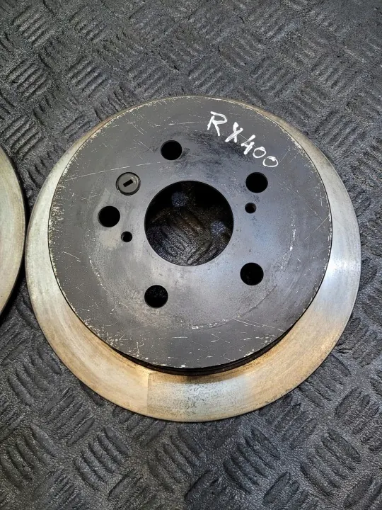 Hintere Bremscheiben OEM TARCZA TARCZE HAMULCOWE TYL TYLNE KOMPLET LEXUS RX II 300 400 RX400 H XXX image 3