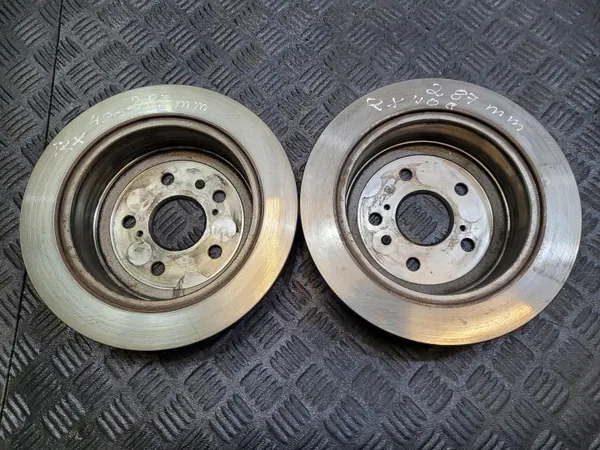 Hintere Bremscheiben OEM TARCZA TARCZE HAMULCOWE TYL TYLNE KOMPLET LEXUS RX II 300 400 RX400 H XXX image 7