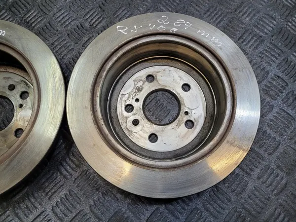Hintere Bremscheiben OEM TARCZA TARCZE HAMULCOWE TYL TYLNE KOMPLET LEXUS RX II 300 400 RX400 H XXX image 9