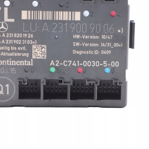 Module Commande Porte Mercedes OEM A2319009006 Avant Gauche image 4
