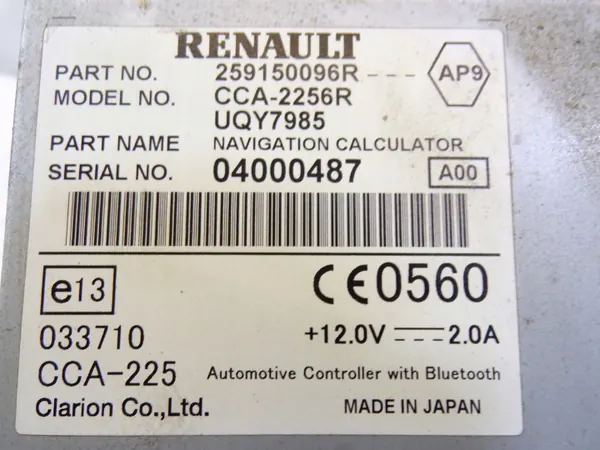 OEM 259150096R GPS-Diskettenleser für Renault Espace 4 image 5