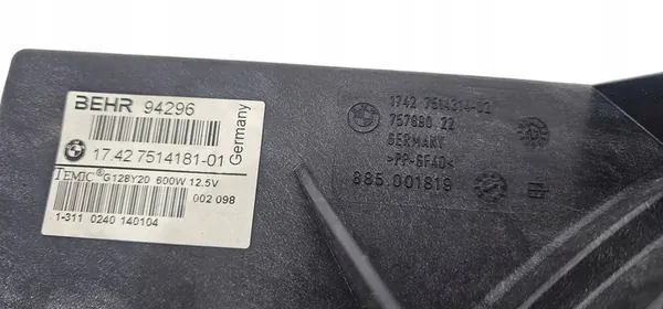 BMW E60 E61 E63 E64 Kylarrubrik N62 600W image 9