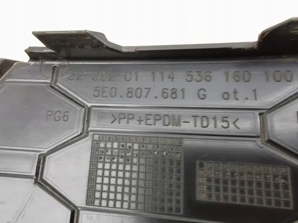 Griglia paraurti anteriore sinistra SKODA OCTAVIA III 5E0807681G image 6