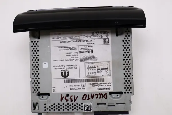 Fiat OE Radio OEM 07357124040 Ducato/Boxer/Jumperille image 6
