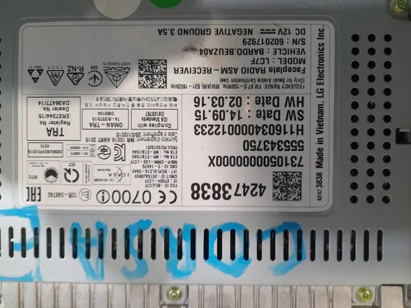 Opel OE 42473838 Bluetooth-Navigationsradio - Gebraucht image 7