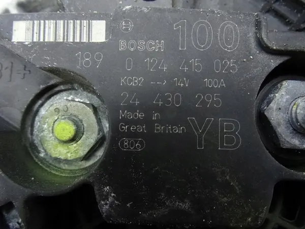 Vaihtovirtageneraattori Opel Astra G Vectra B Zafira A 24430295 image 3