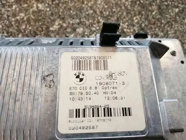 Boordcomputer BMW X6 E71/E72 OEM 9194064 image 5