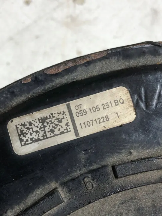Polea cigüeñal OEM 059105251BQ para VW Touareg II image 4