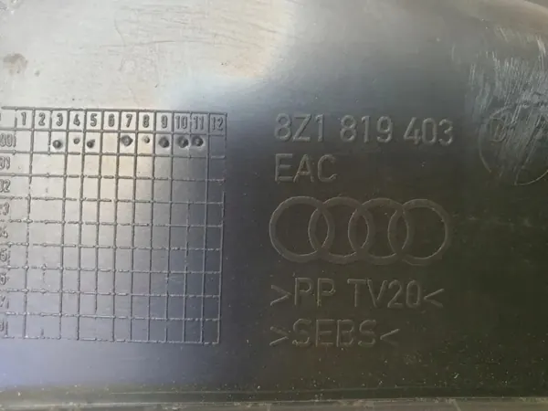 Plastique de bras d'essuie-glace avant OEM 8Z1819403 Audi A2 image 3