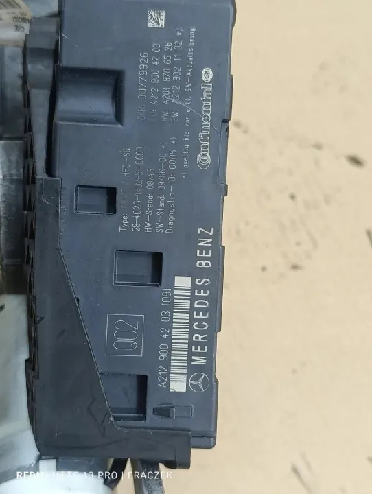 Mercedes W212 E-klass bakluckmotor OEM A2128203542 image 7