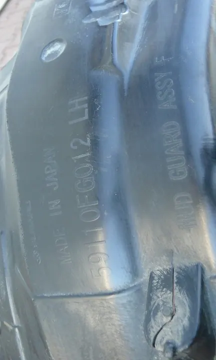 Front Left Wheel Arch Subaru Impreza III 07-11 OEM 59110FG012 image 7