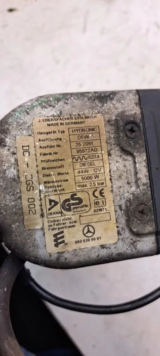 Webasto verwarming OEM 7102761 voor Sprinter - Gebruikt image 3