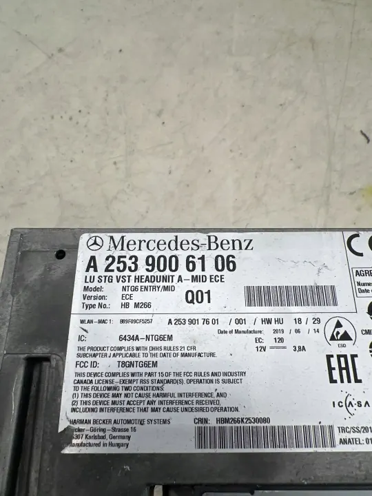 Lecteur navigation OEM A2539006106 Mercedes-Benz GLC image 5