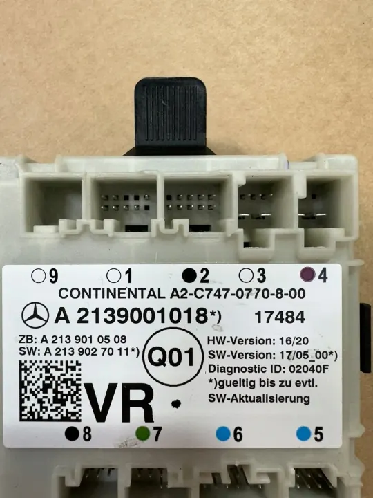 Módulo porta dianteira direita OEM A2139001018 Mercedes Classe E image 3